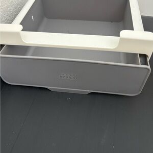 Joseph Joseph Gray and White Storage Bin
